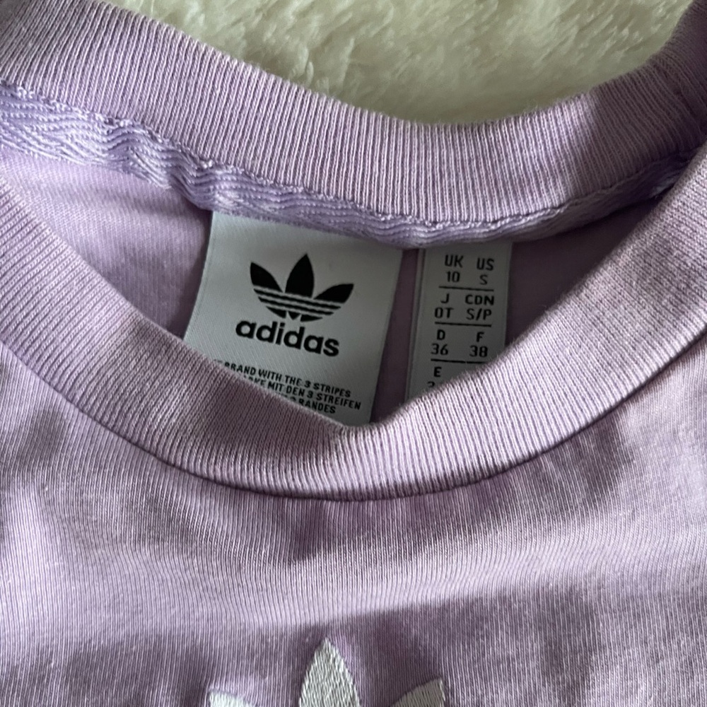 adidas lilac crop - Picture 3 of 3
